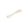 Cuillère 2ème âge silicone Rose