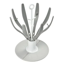 Egoutte-biberons pliable Flower Gris