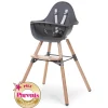 Evolu Chaise Haute - Réglable En Hauteur (50-75 Cm/*90 Cm) -