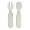 Lot 2 pré-couverts d'apprentissage Inox Gris velours