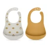 Lot de 2 bavoirs silicone Colour Essence