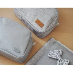 Protège carnet de santé Gris chiné