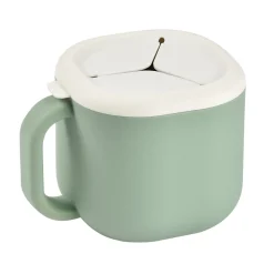 Tasse pick'n snack silicone Vert sauge