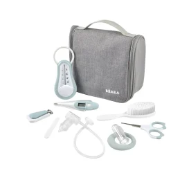 Trousse de toilette nomade Bleu vert